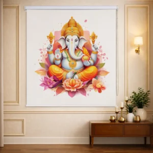 Ganpati Bappa Temple Roller Blind