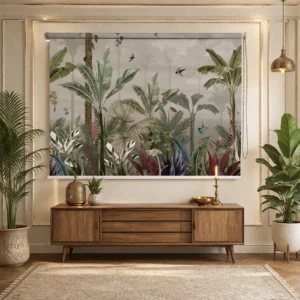 Tropical Jungle Forest Design Roller Blind for Window
