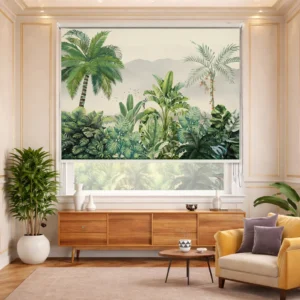 Home Decor Items Online at Best Price in India 22 Tropical Jungle Landscape Roller Blinds for Window
