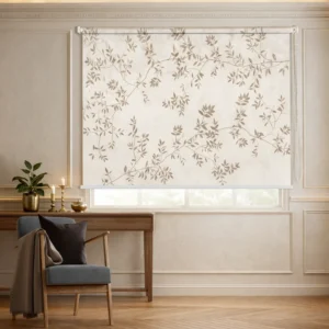 Home Decor Items Online at Best Price in India 24 Botanical Branch Roller Blind with Neutral Leaf Designs