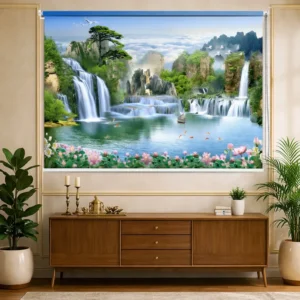 Vastu-inspired Nature Harmony Roller Blind for Window