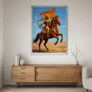 Chhatrapati Shivaji Maharaj Horseback Roller Blind