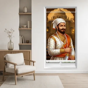Chhatrapati Shivaji Maharaj Maratha Heritage Roller Blind