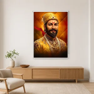 Chhatrapati Shivaji Maharaj Roller Blind – Royal Maratha Window Decor