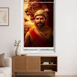 Chhatrapati Shivaji Maharaj Warrior Roller Blind