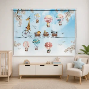 Cute Safari Animal Roller Blind