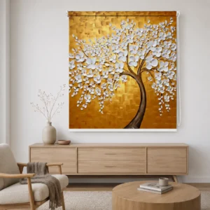 Golden Tree of Life Roller Blind