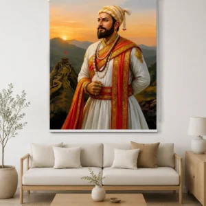 Maratha Heritage, Chhatrapati Shivaji Maharaj Sunset Roller Blind