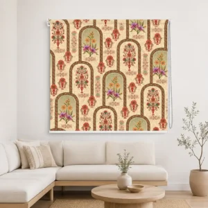 Persian, Vintage Floral Arch Roller Blind