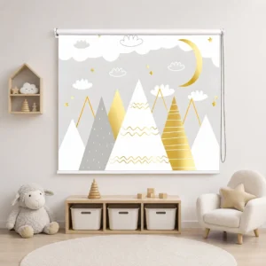 Scandinavian Mountain Roller Blind