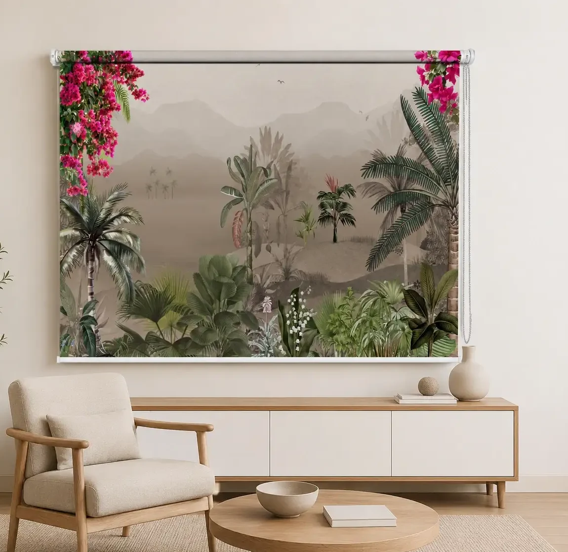 Tropical Oasis Roller Blind 1 Tropical Oasis Roller Blind
