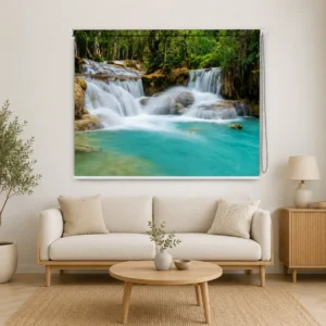 Tropical Waterfall Roller Blind