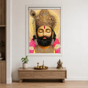 Khatu Shyam Ji Devotional Roller Blind for Pooja Room