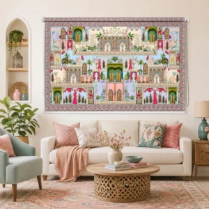 Royal Rajasthani Palace Heritage Roller Blind for Window