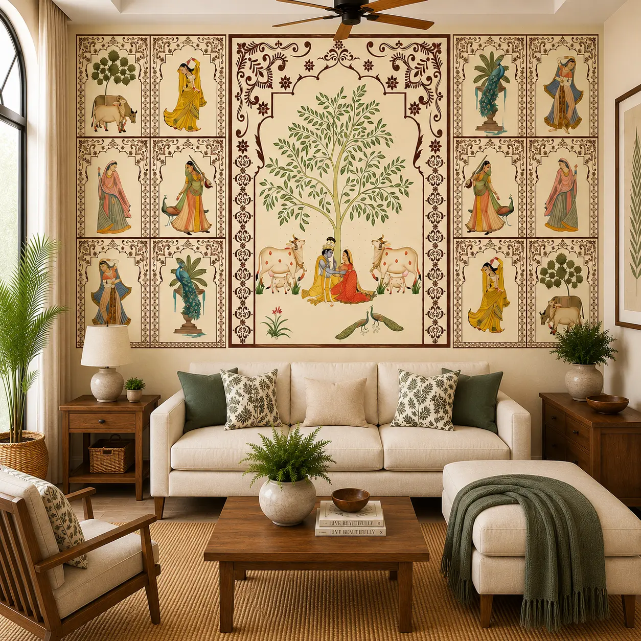 Traditional Indian Heritage Radha Krishna & Folk Art Wallpape 1 Traditional Indian Heritage Radha Krishna & Folk Art Wallpape