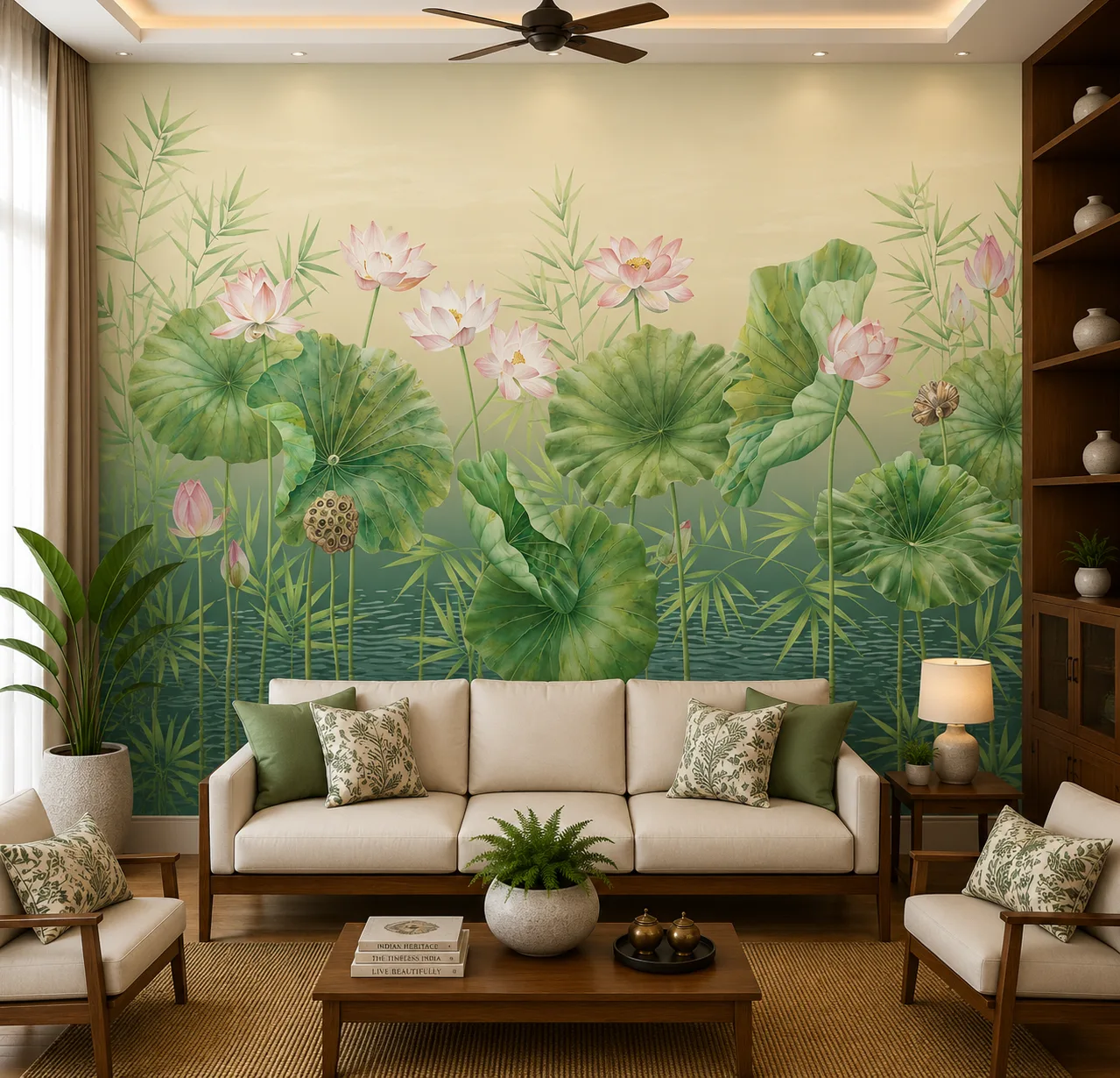 Lotus Pond Garden Wallpaper 1 Lotus Pond Garden Wallpaper