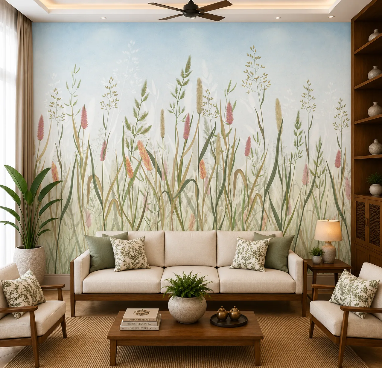 Meadow Grass & Wildflower Wallpaper 1 Meadow Grass & Wildflower Wallpaper