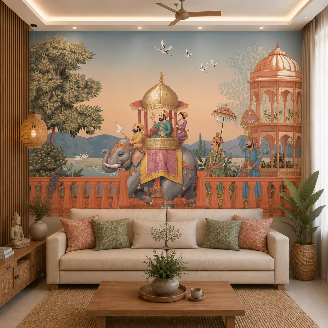 Royal Rajasthani Elephant Palace Wallpaper 1 Royal Rajasthani Elephant Palace Wallpaper