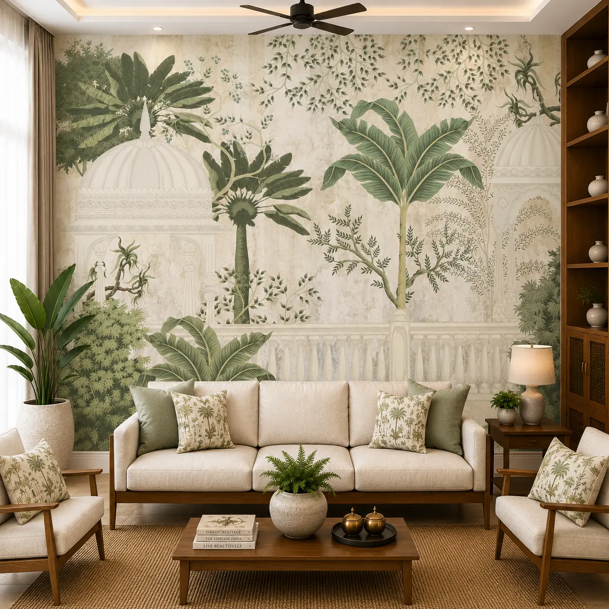 Tropical Palace Garden Wallpaper 1 Tropical Palace Garden Wallpaper