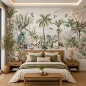Tropical Paradise Wildlife Wallpaper