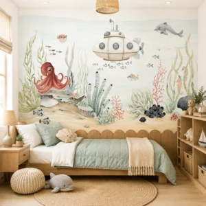 Underwater Ocean Adventure Wallpaper for Kids